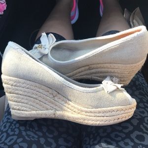 Tory Burch Jackie jute wedges